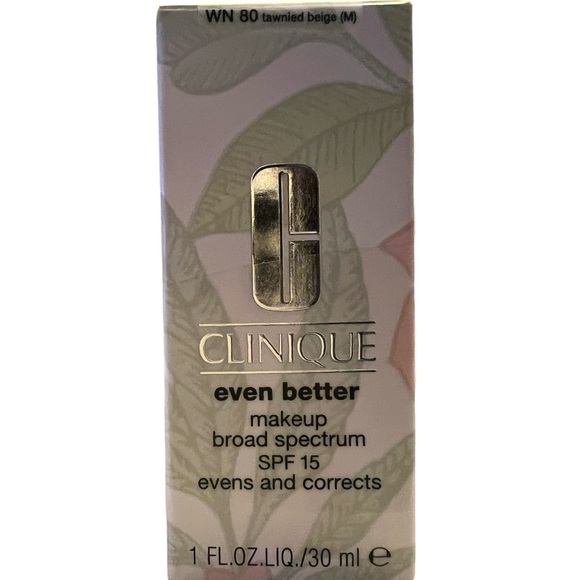 Clinique Even Better Makeup Broad Spectrum SPF15 Foundation Tawnied Beige NIB - Picture 3 of 7